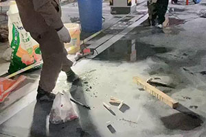 盐城地下车库堵漏施工视频