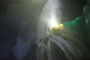 盐城消防水池堵漏现场