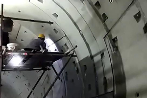盐城地铁堵漏现场视频